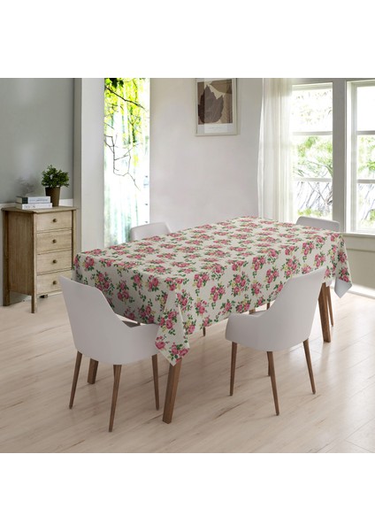 Elyaf Astarlı Pvc Masa Örtüsü 140 x 140 cm Silinebilir Sıvı Geçirmez Leke Tutmaz Çiçek Gül fiyatları