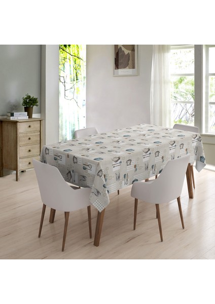 Elyaf Astarlı Pvc Masa Örtüsü 140 x 140 cm Silinebilir Sıvı Geçirmez Leke Tutmaz Mutfak Dekor fiyatları