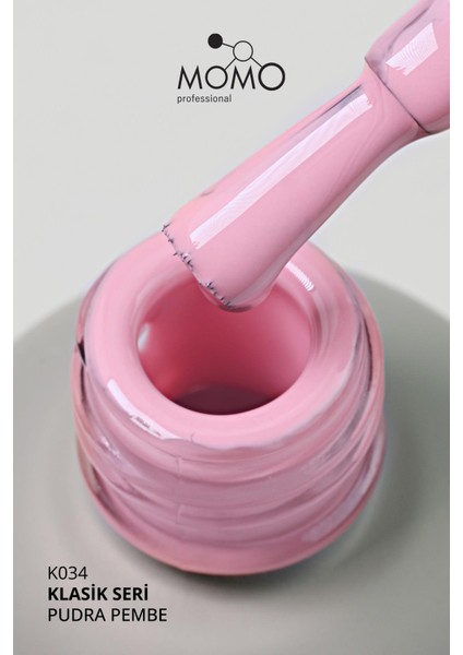 Kalıcı Oje K034, Pudra Pembe, 4 ml