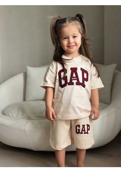 Nakışlı Unisex Tişört Şort Takım