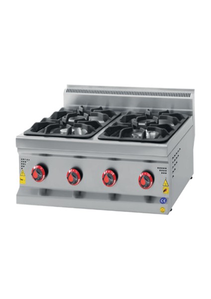 Karacasan 700 Seri Set Üstü Tüplü Dört Gözlü Ocak