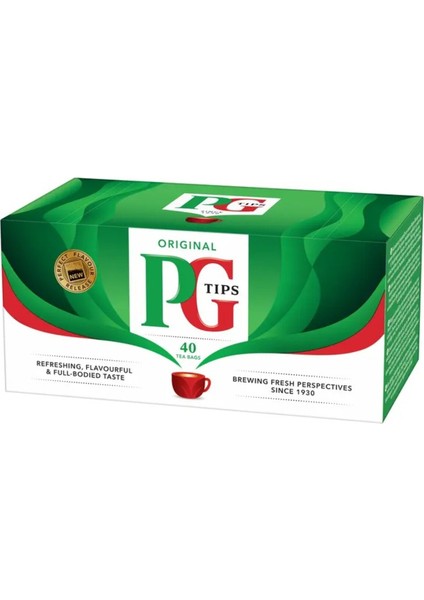 Pg Tips Original 40 Black Tea Bags 116 gr