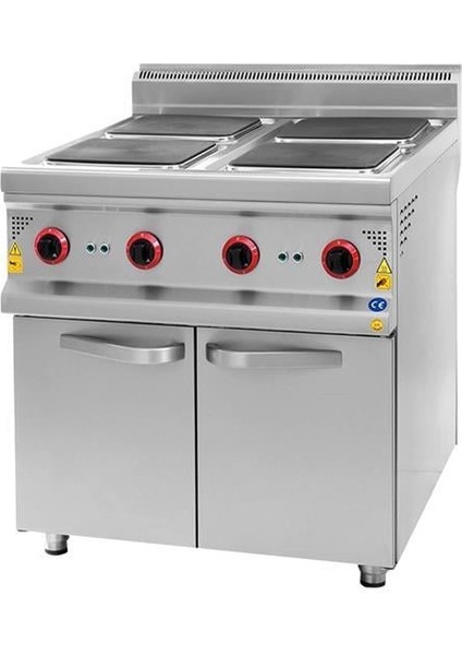 Karacasan 900 Seri Dolaplı Elektrikli Dört Gözlü Ocak