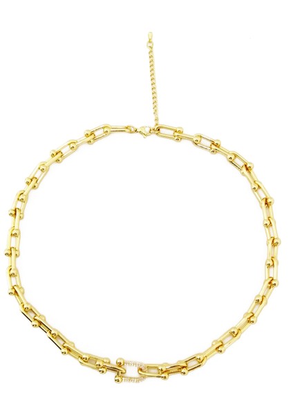 Zirkon Taşlı Tiffany Model Çelik Kolye fiyatları