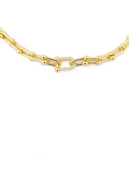 Zirkon Taşlı Tiffany Model Çelik Kolye modelleri