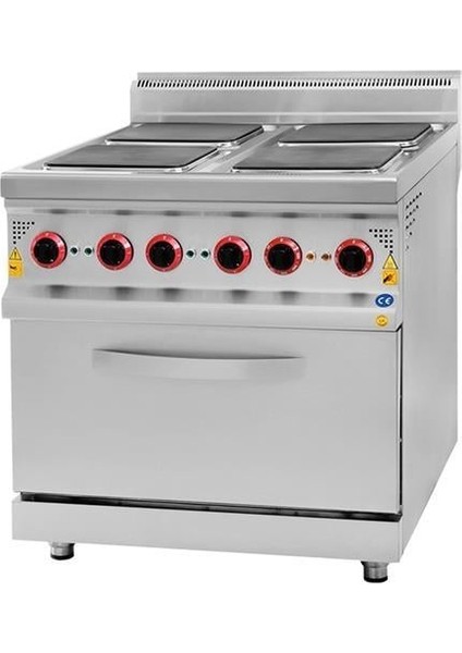 Karacasan 900 Seri Elektrikli Dört Göz Kuzineli Ocak