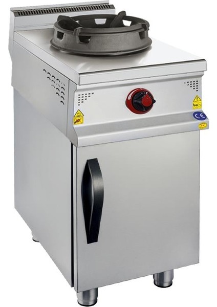 Karacasan 900 Seri Dolaplı Tekli Doğalgazlı Wok Ocak