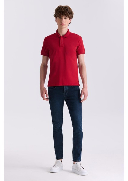 Kırmızı Slim Fit Polo Yaka T-Shirt fiyatları
