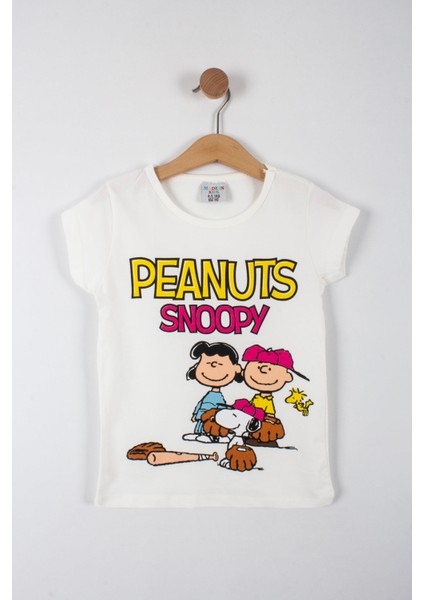 Peanuts Baskılı Kız Çocuk Taytlı Alt Üst Takım fırsatları