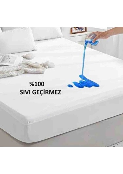 Komple Lastikli Fitted Sıvı Geçirmez Yatak Alezi