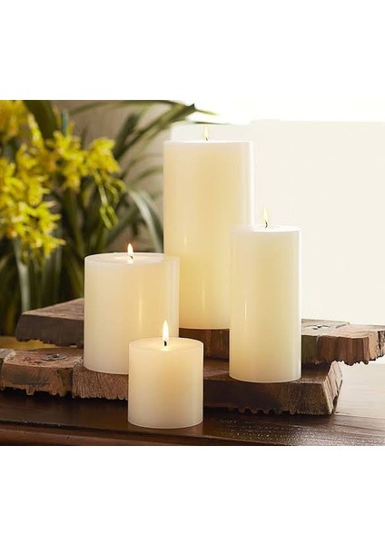 Candle Vanilya ve Sandal Aromalı 4' Lü Mum Seti