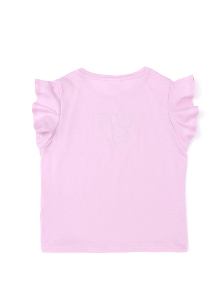 U.S. Polo Assn. Kız Çocuk Pembe T-Shirt 50288438-VR041