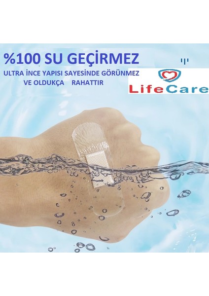 Life Care Su Geçirmez Yara Bandı 12'li Kutu