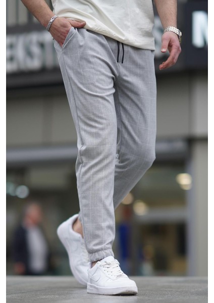 Ekoseli Gri Jogger MAD4081