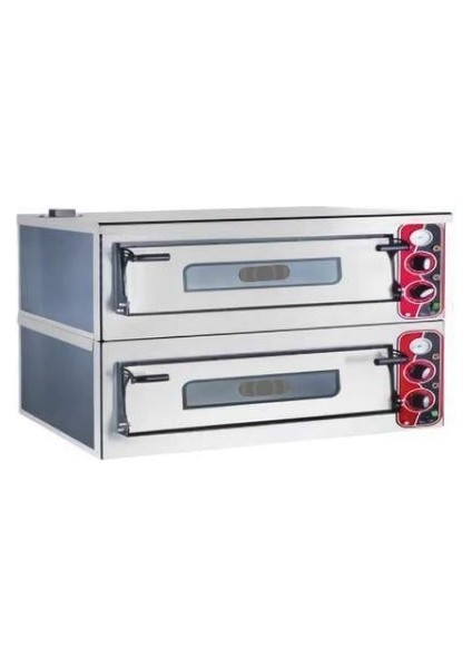 Karacasan Elektrikli Çift Katlı 12 Pizza'lık Pizza Fırını