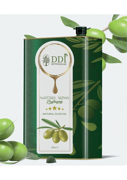 Ddi Bakan Erken Hasat Soğuk Sıkım 5lt Zeytinyağı