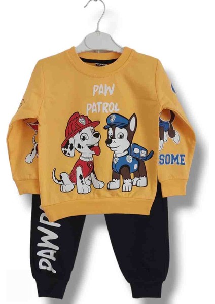 Kız Erkek Bebek Çocuk Unisex Alt Üst Takım Paw Petrol Model