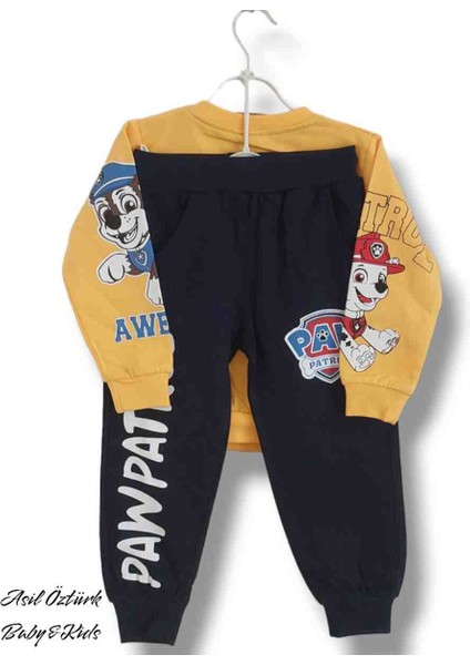 Kız Erkek Bebek Çocuk Unisex Alt Üst Takım Paw Petrol Model
