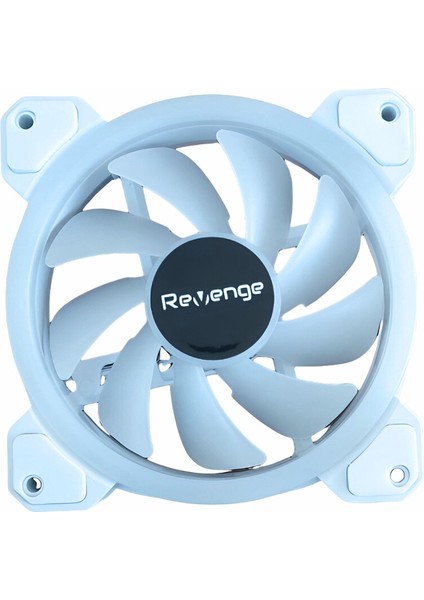 RV-400 12CM Sabit Yanan Rainbow Kasa Fanı Molex Bağlantılı LED Bilgisayar Fanı Revenge Uyumlu fiyatları