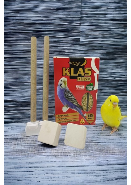 Kumlu Tunek 2 Adet, Balli Kus Krakeri 10 Lu 2 Adet Gaga Tasi Hediye