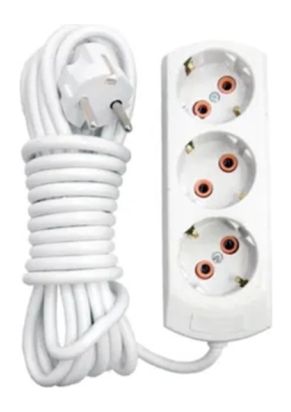 Elektrik Uzatma Kablosu 3'lü 7 Mt. Royaleks-82295