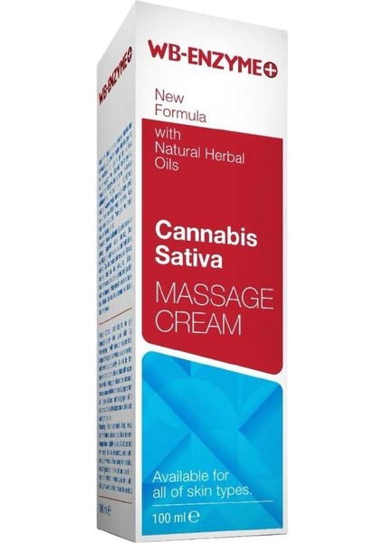 Wb - Enzym Care Cannabis Sativa Seed Oil Bakım Masaj Kremi Tohum Yağı Wb - Enzim 100 ml