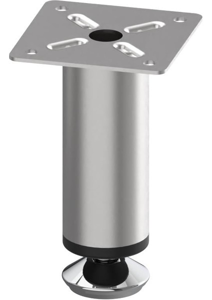 Paslanmaz Çelik Inox Mobilya Dolap Baza Ayağı 10 cm