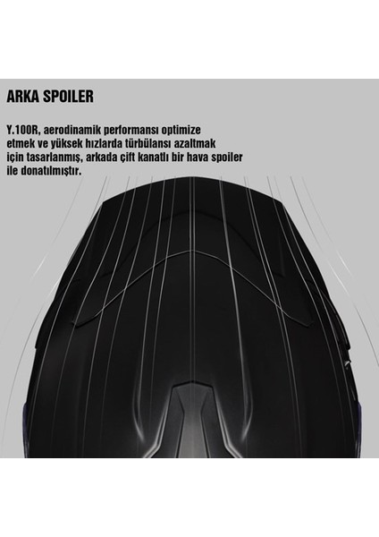 Y.100R Nıght Rıder Mat Siyah Kask Xl fırsatları