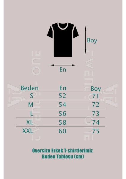 Erkek Siyah Horror Ghost Baskılı Oversize Tişört