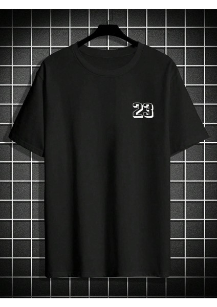 Erkek Siyah International 23 Baskılı Oversize Tişört fiyatları