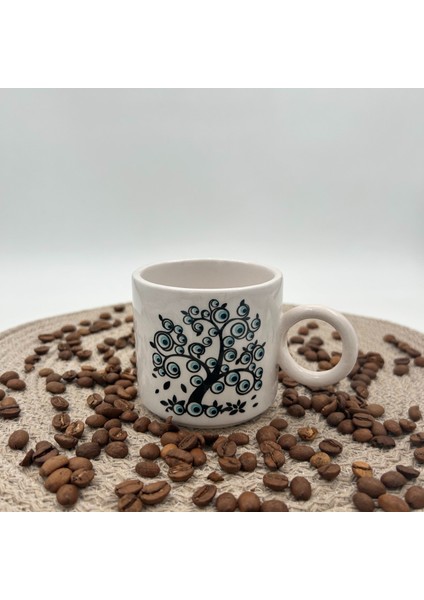 Seramik Kupa Bardak Mug Nazar Boncuğu Baskılı 03