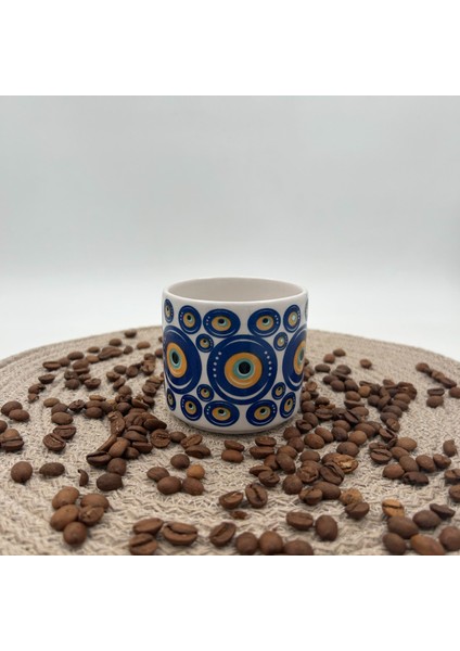 Seramik Kupa Bardak Mug Nazar Boncuğu Baskılı 09 fiyatları