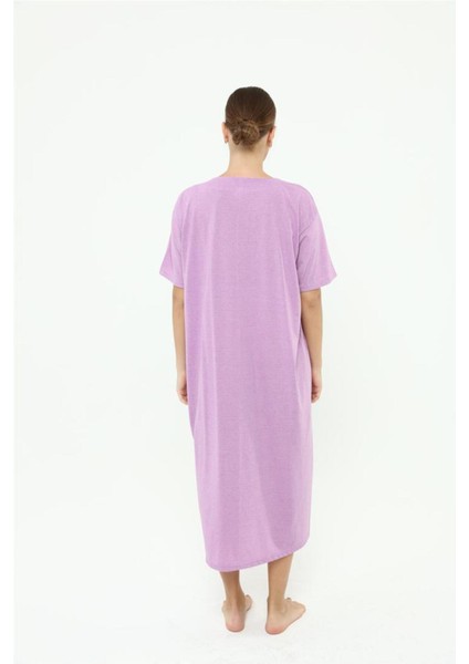 Pamuk Penye Battal Beden Düz Renk Gecelik Düğmeli Lohusa Geceliği fırsatları