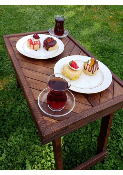 BİRAYSE Aşap Katlanır Piknik ve Kamp Sehpası