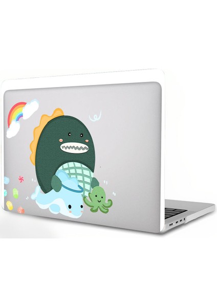 MacBook Air 13 Inç Kılıf ile Uyumlu M1 2022 2021 2020 2019 2018 Yayın A2337 A2179 A1932 Dokunmatik Kimlik, Plastik Dizüstü Sert Kılıf (Yurt Dışından)