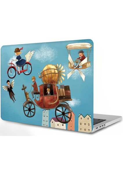 MacBook Air 13 Inç Kılıf ile Uyumlu (Modeller: A1369 ve A1466, Eski Sürüm 2010-2017 Sürümü), Plastik Desenli Sert Kılıf (Yurt Dışından)