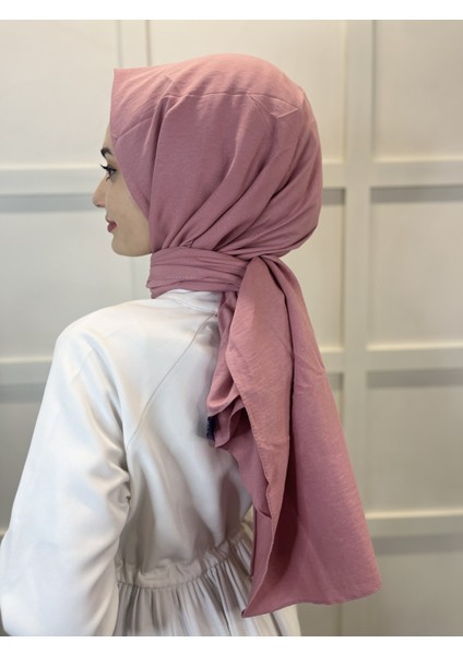 Pamuk Caz Şal, Eflatun Scarf Tek Renk Jazz Şal 1001