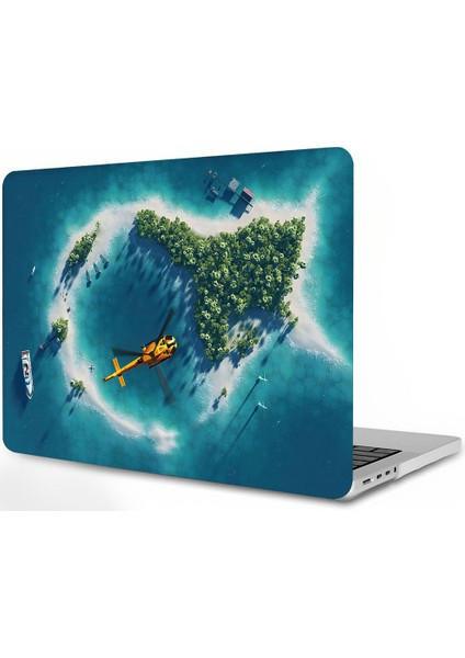 MacBook Air 13 Inç Kılıf ile Uyumlu M1 2022 2021 2020 2019 2018 Yayın A2337 A2179 A1932 Dokunmatik Kimlik, Plastik Dizüstü Sert Kılıf (Yurt Dışından)