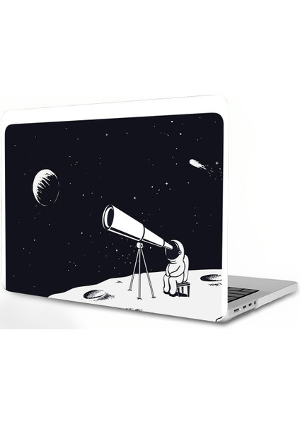 MacBook Air 13 Inç Kılıf (Model: A1466 ve A1369, 2010-2017 Sürümü), 3D Efektli Mat Siyah Sert Kapakla Uyumlu Eski Sürüm Mac Air 13,3 Inç (Yurt Dışından)