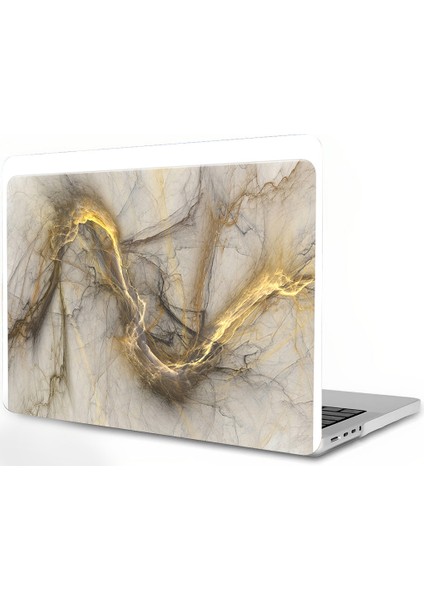M3 MacBook Air 13.6 Inç Kılıf 2024 2023 2022 A3113 A2681 M2 Dokunmatik Kimlikli, Şeffaf Plastik Sert Kabuk Kapak (Yurt Dışından)