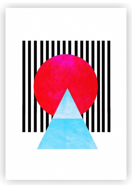 Piramit I Ahşap Poster 20X29 cm