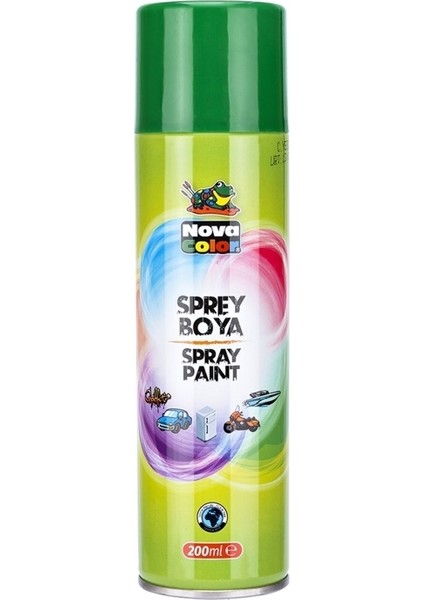 Nova Color Sprey Boya 200 ml Yeşil