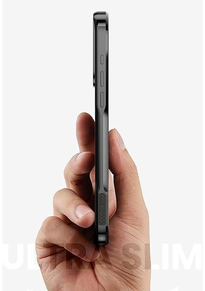 Apple Iphone 15 Kılıf Kamera Kısmı Çıkıntılı Pürüzsüz Yüzey Darbe Emici Kapak