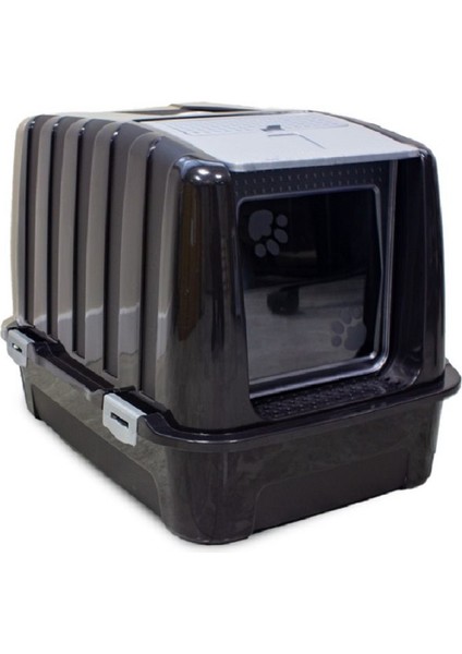 Kapalı Kedi Tuvaleti Gri