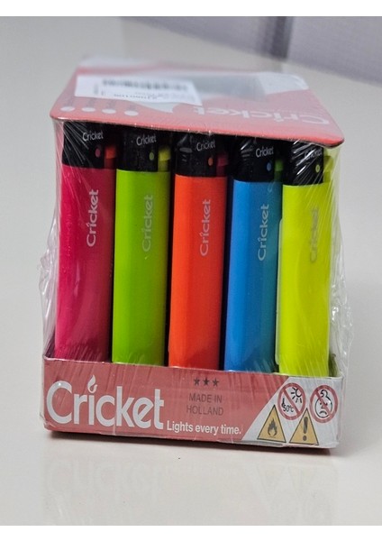 Taşlı Uzun Boy Çakmak 50 Adet