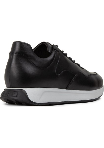 Deri Siyah Erkek Sneaker Ayakkabı - 01725MSYHE05 fiyatları