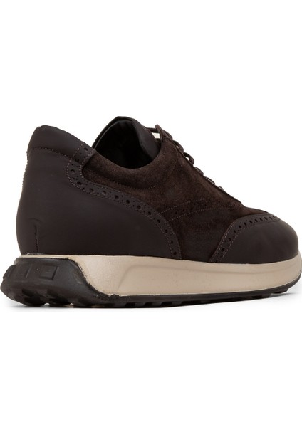Süet Kahverengi Erkek Sneaker Ayakkabı - 00750MKHVE06