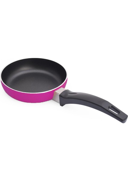 Teflon Mini Sos Tavası 12 cm - Pembe