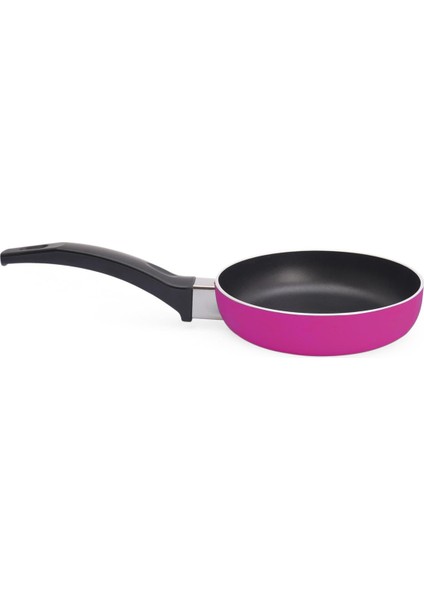 Teflon Mini Sos Tavası 12 cm - Pembe