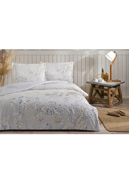 Çift Kişilik Ranforce Nevresim Takımı - Mouve Gri fiyatları